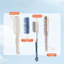 ￼escova Pente Mágico Retráctil De Limpeza Do Cabelo Sem Danos TB-1052