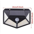 ￼Luzes Solares Multifuncionais Impermeáveis 100 Luzes De Parede De Garagem LED Bateria