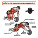 Roda Abdominal Exercícios Lombar Treino Funcional em Casa Fitness Envio Rápido