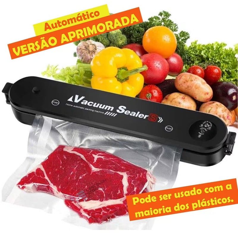 ￼Seladora a vacuo de Alimentos Doméstica Bivolt Hermética