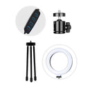 ￼Ring Light De Mesa 6 Polegadas 16cm com Tripé