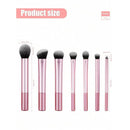 Conjunto De Pincéis De Maquiagem Com 7 Peças , Pincel De blush Pó Corretivo Sombra Para Os Olhos