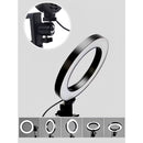 ￼Ring Light De Mesa 6 Polegadas 16cm com Tripé