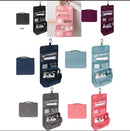 ￼Necessaire de Viagem com Gancho para Pendurar com Gancho Grande Capacidade Bolsa Feminina Impermeável para Cosméticos