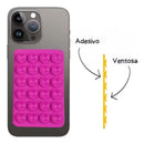 ￼Capinha Ventosa Celular Suporte Em Silicone Varias Cores