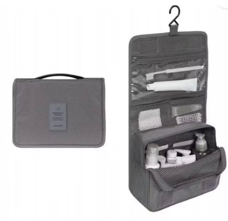 ￼Necessaire de Viagem com Gancho para Pendurar com Gancho Grande Capacidade Bolsa Feminina Impermeável para Cosméticos