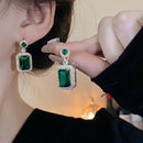 ￼Conjunto De Joias Estilo Americano Europeu Brinco De Diamante Com Colar De Anel De Design, Corrente De Joias Combinando