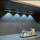 3 Cores Regulável Led Luminária USB Recarregável Lâmpada Sensor De Movimento Luz para cozinha e Sala