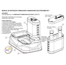 comedouro e bebedouro  (PARA PELOS CURTOS E LONGOS) para cães e Gatos