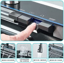 Kit Cuba Cozinha Gourmet Luxo 304 Aço Inox Pia De Cozinha Com Acessórios Conjunto De Torneiras 75X46X21cm