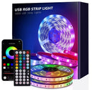 1-20m luz de tira conduzida 5050 usb 5v rgb mudança de cor luz de tira tv casa sala cozinha iluminação