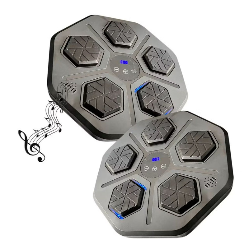 Treino De Boxe Máquina Musical Inteligente De Parede Luz Led