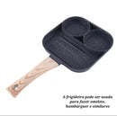 Frigideira Antiaderente Hyllis 3 em 1 com Divisórias