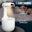 Umidificador De Ar Difusor Anti Gravidade Gotas De Água Que Sobe Aromatizador Com Relógio Led Bivolt