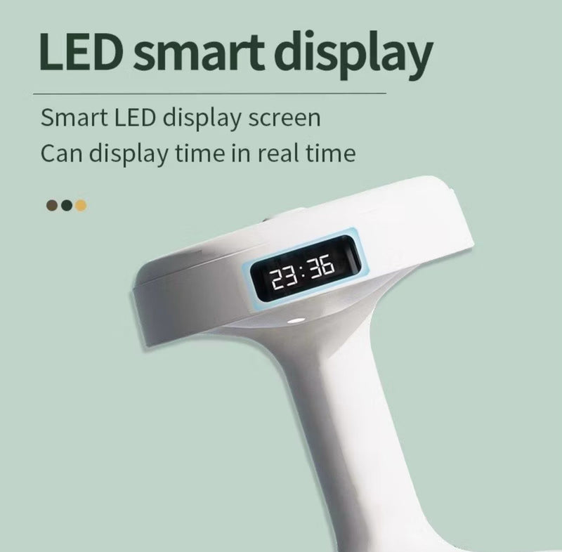 Umidificador De Ar Difusor Anti Gravidade Gotas De Água Que Sobe Aromatizador Com Relógio Led Bivolt