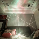 Luz Nocturna de Ondulação de Água Aurora USB 16 Cores LED com Controle Remoto para Presente de Natal