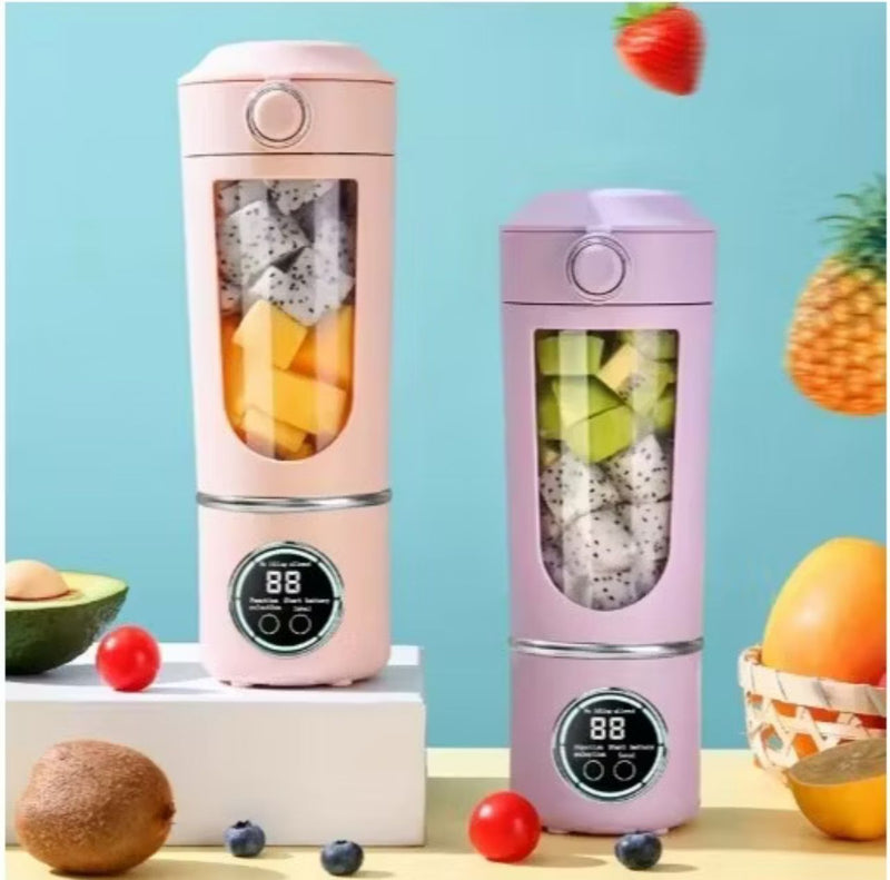 Liquidificador Portátil Recarregável 8 Lâminas, Espremedor