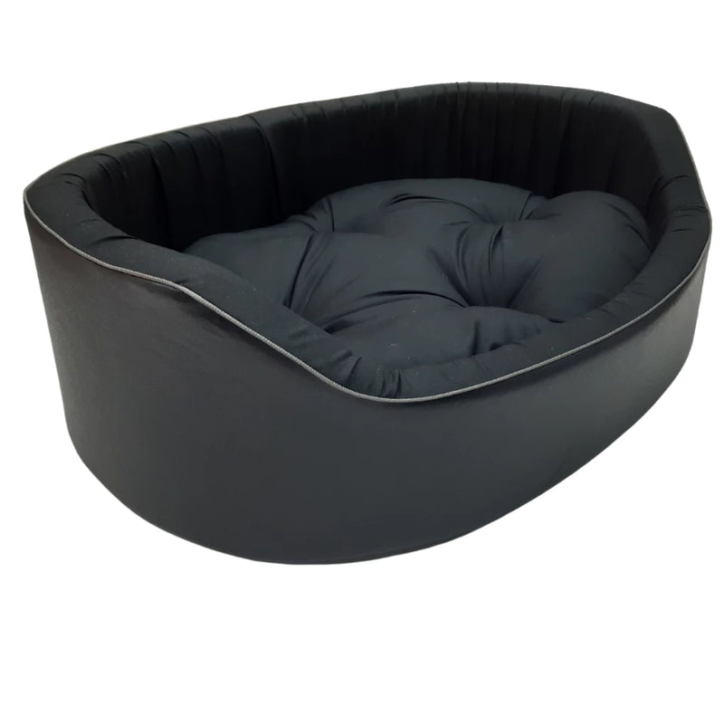 CAMA PET CAMA PARA CACHORRO e GATO CAMINHA LAVÁVEL BINNOPET DUBAI TOTAL BLACK (PRETA)